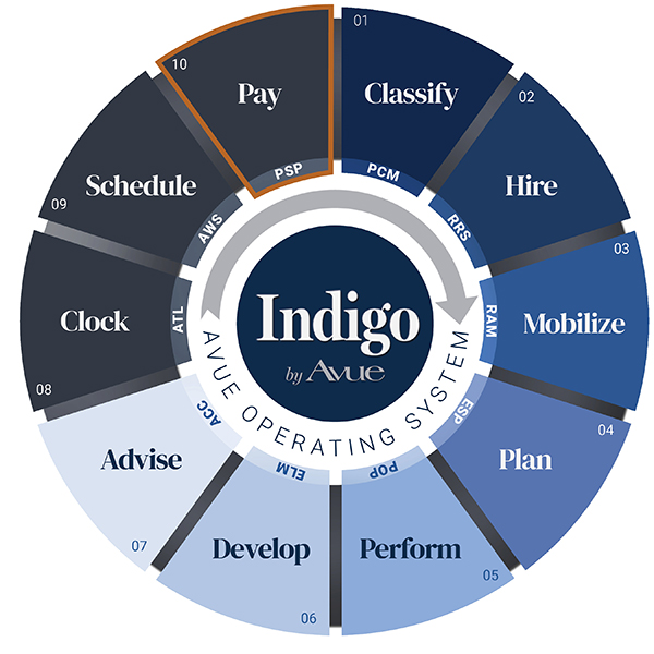 Indigo by Avue Payroll Service Processing